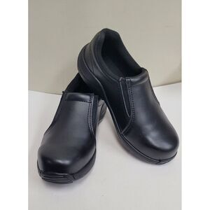 Brazos Service Men's Mesa Steel Toe Slip-on Shoes - BLACK Size 8D